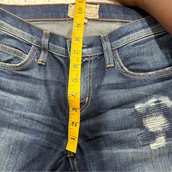 Current Elliott - The Ankle Skinny in Old Blue Repair sz 0 - Picture 9 of 10